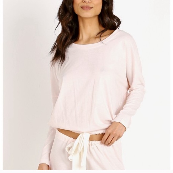 Anthropologie Other - Eberjey Pale Pink Slouchy Top